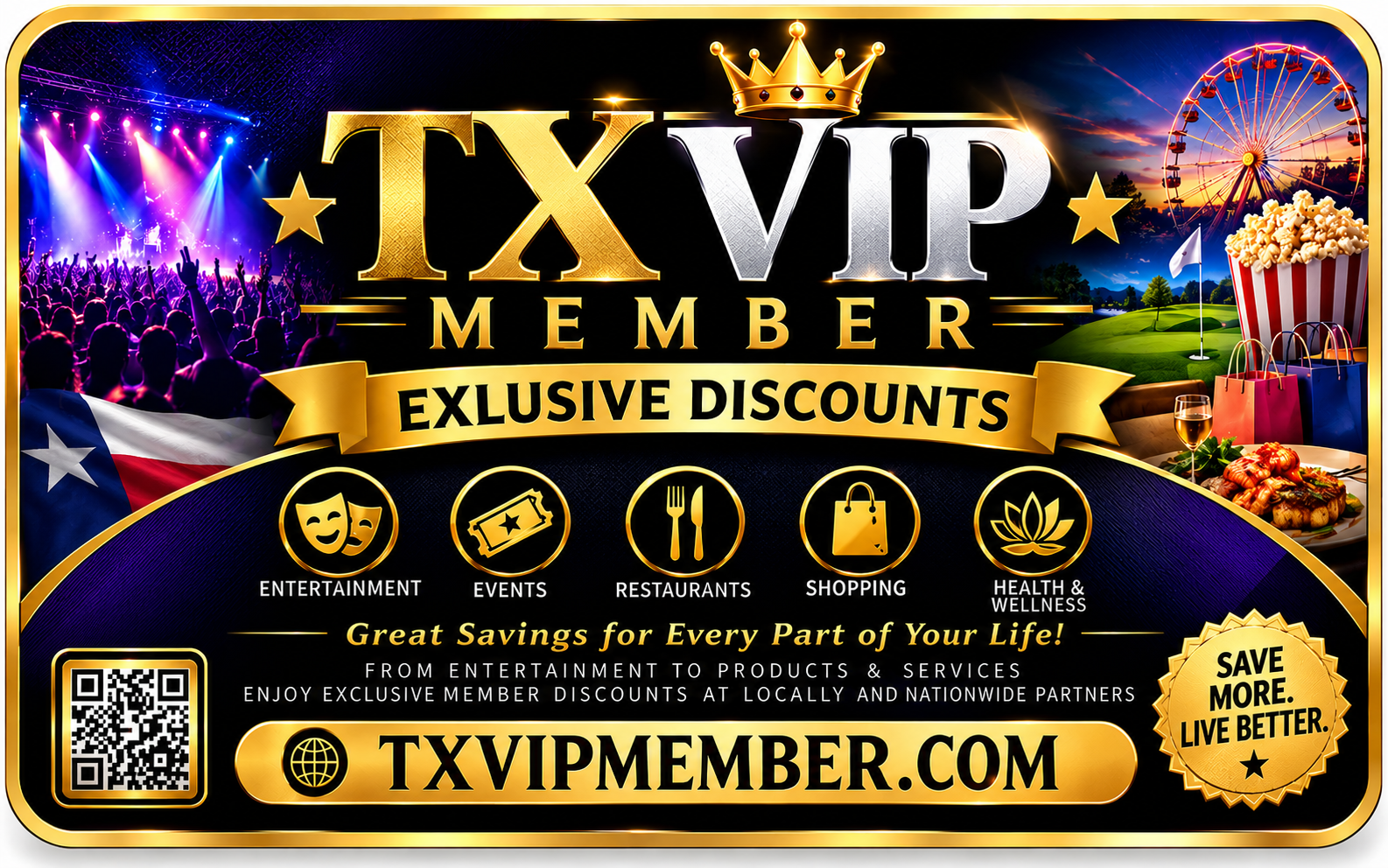 TX VIP Member Card
