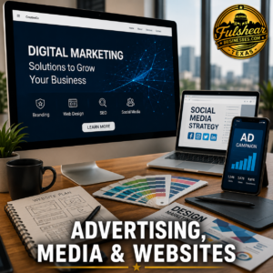 ADVERTISING, MEDIA & WEBSITES